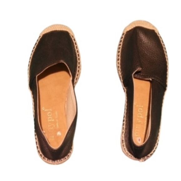 Maypol Shoes - MAYPOL Flat Canvas Shoes Black Size 36